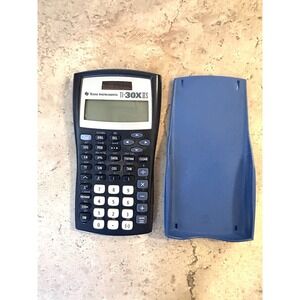 Texas Instruments TI-30X IIS Scientific Calculator Blue w/ Cover Tested Working